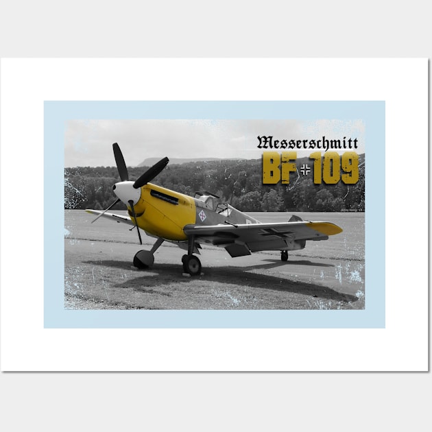 BF-109  Fighter Wall Art by Illustratorator